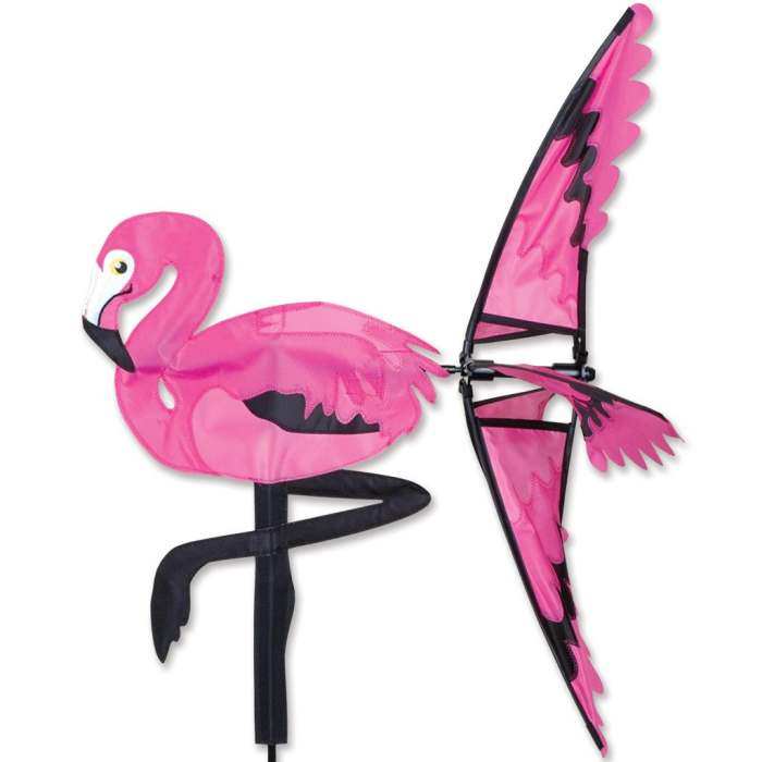 Flamingo Pink Garden Spinner 21